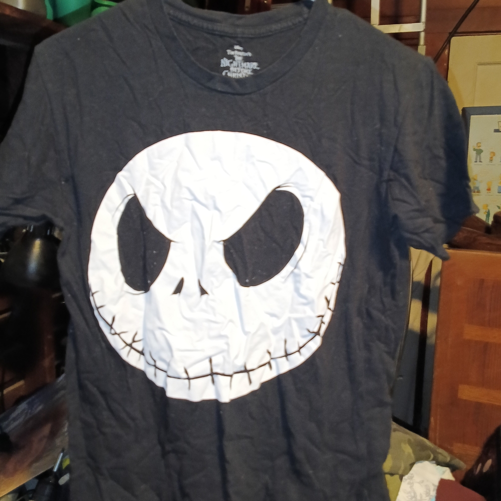 Disney Black and White Jack Skellington Tee